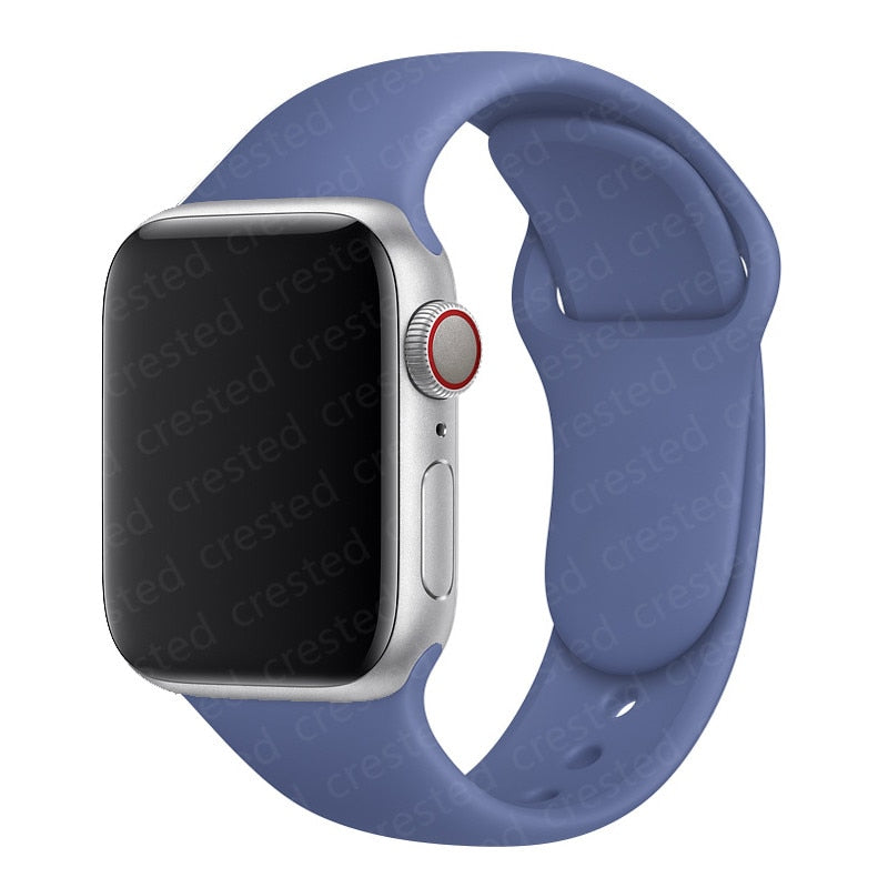 Duži remen za Apple Watch 40 mm 44 mm 45 mm 41 mm 38 mm 42 mm 44 mm iWatch Series 3 4 5 6 se 7 Silikon