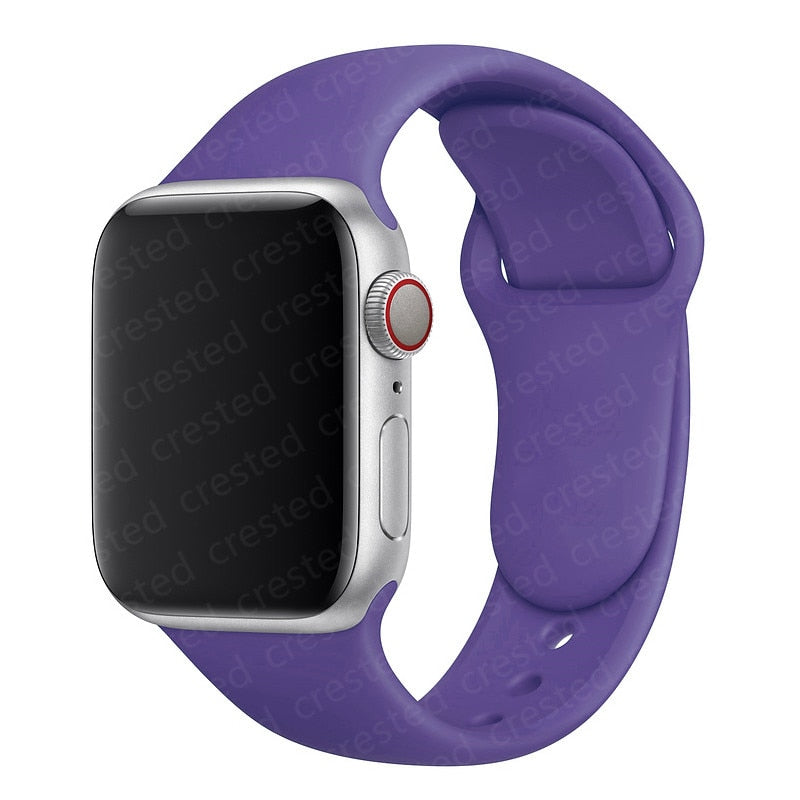 Duži remen za Apple Watch 40 mm 44 mm 45 mm 41 mm 38 mm 42 mm 44 mm iWatch Series 3 4 5 6 se 7 Silikon