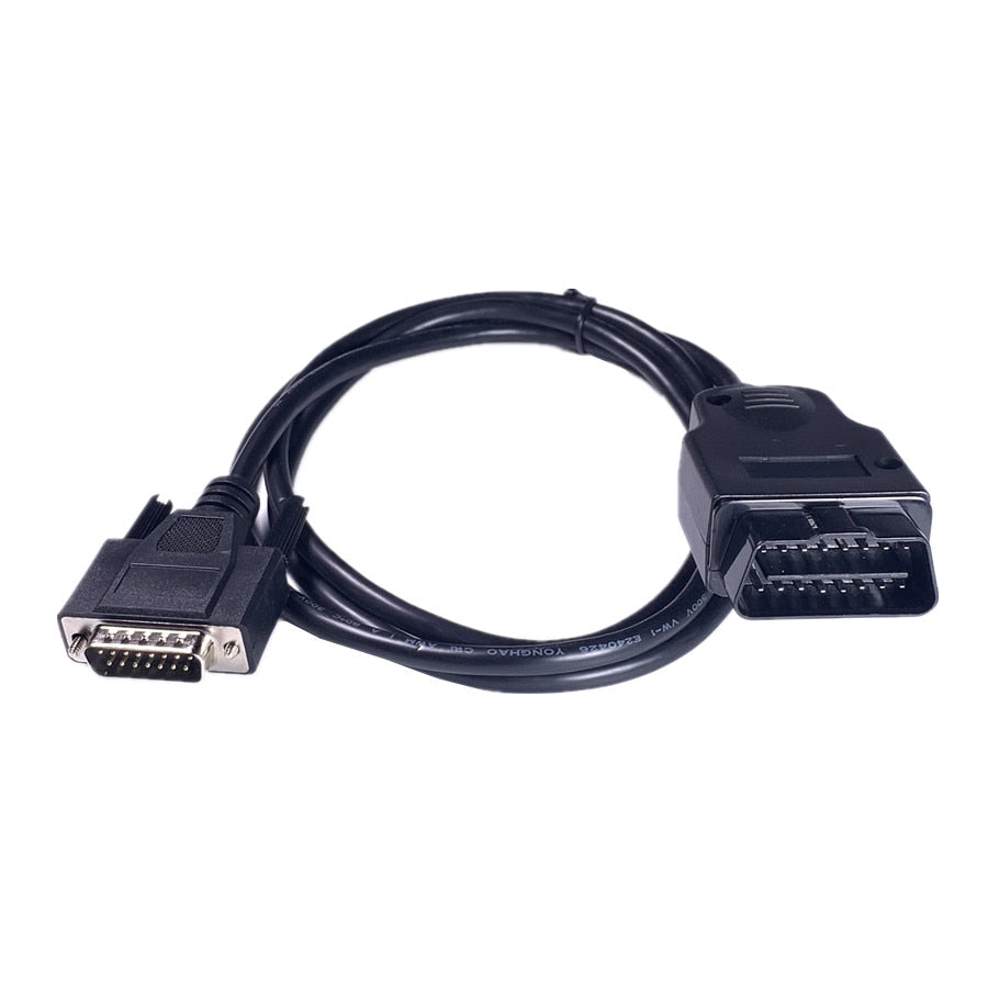 Hot Car Extenstion Cable 1.5m OBD 2 OBD2 Male to DB15 Male OBDII OBD II Cable