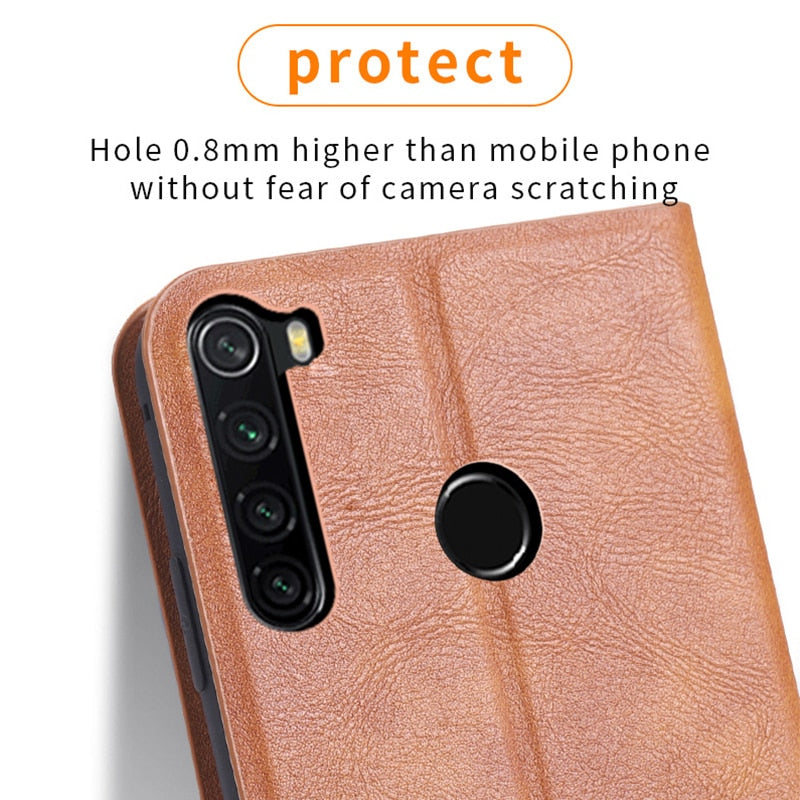 Torbica za Xiaomi Redmi 6 6A 7 7A 8 8A 9 9A 9C Note 7 8 9 10 11 Pro 8T kožna preklopna s magnetom