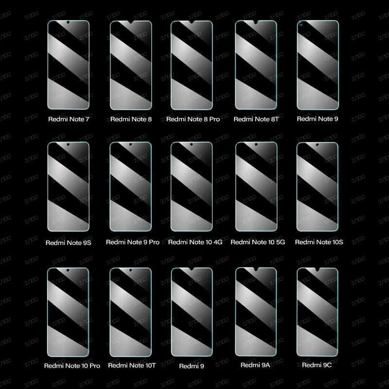 Zaštitno staklo za Xiaomi Redmi Note 9 Pro Max 9S Screen Protector Redmi Note 10 10S 11S 8 7 11 Pro 9A 9C