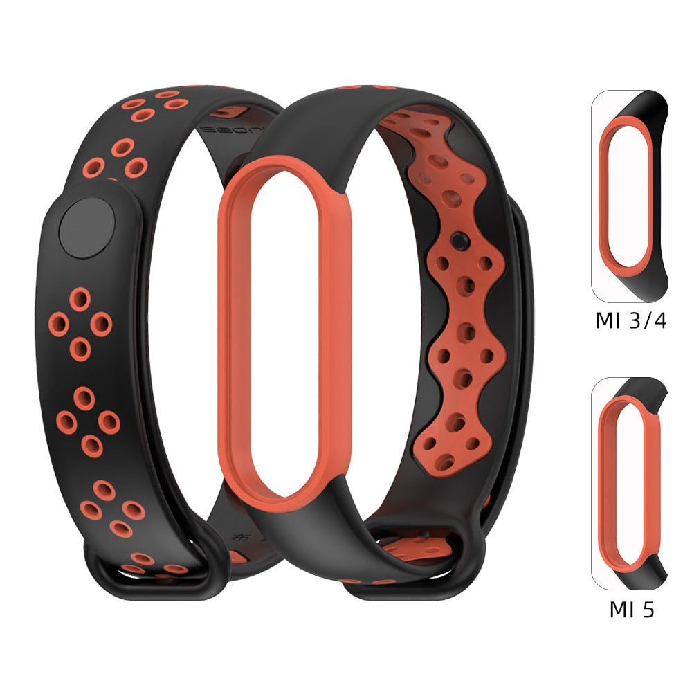 Pašček za Xiaomi Mi Band 7 6 5 4 3 silikonska zapestnica