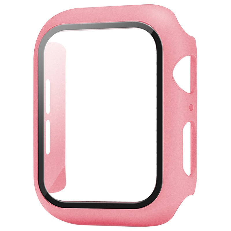 Pokrovček in zaščitno steklo za Apple Watch case SE 7 6 5 4 3 iWatch 45mm 44mm 42mm 40mm 41mm 38mm