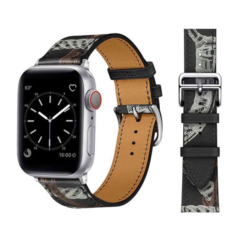 Remen za Apple watch remen 45 mm 41 mm 44 mm 40 mm 38 mm 42 mm iWatch serija 5 4 3 6 se 7 kožni