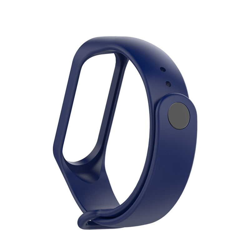 Pas za Xiaomi Mi Band 7 6 5 4 3 športno zapestnico silikonski enobarvni različne barve