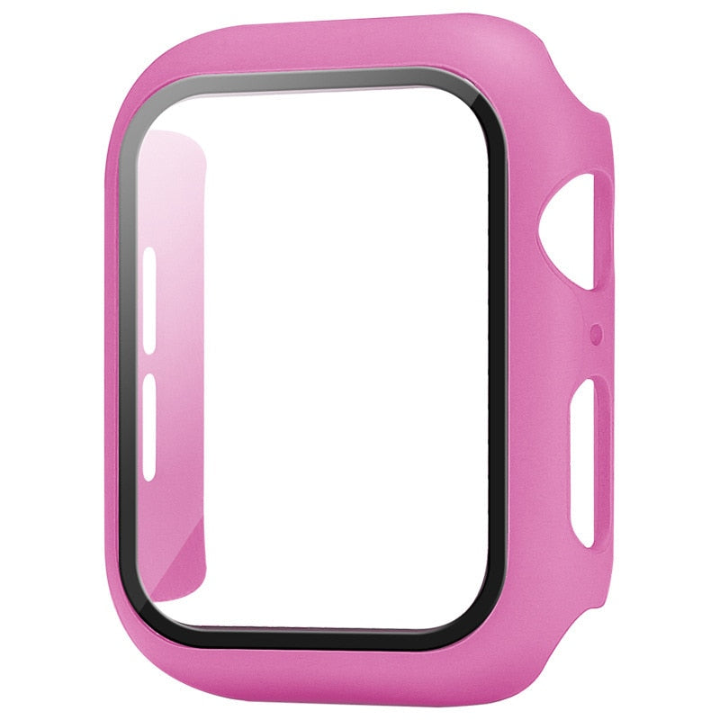 Pokrovček in zaščitno steklo za Apple Watch case SE 7 6 5 4 3 iWatch 45mm 44mm 42mm 40mm 41mm 38mm