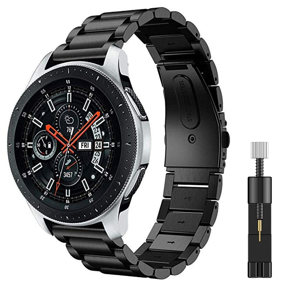 22mm 20mm kovinski pašček za Samsung Galaxy watch 3/4 Active 2 za Huawei watch za Amazfit GTR