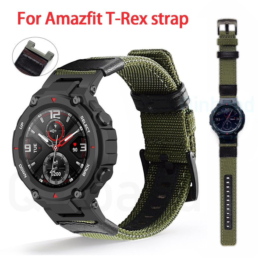 Najlonski pašček za  Huami Amazfit T-rex, T rex pro 22mm