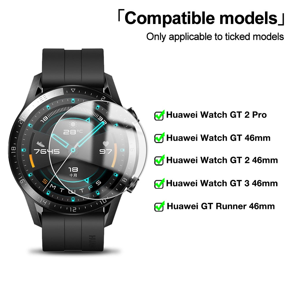 Zaščitno steklo za Huawei Watch GT 2 3 GT2 GT3 Pro Runner 43mm 46mm