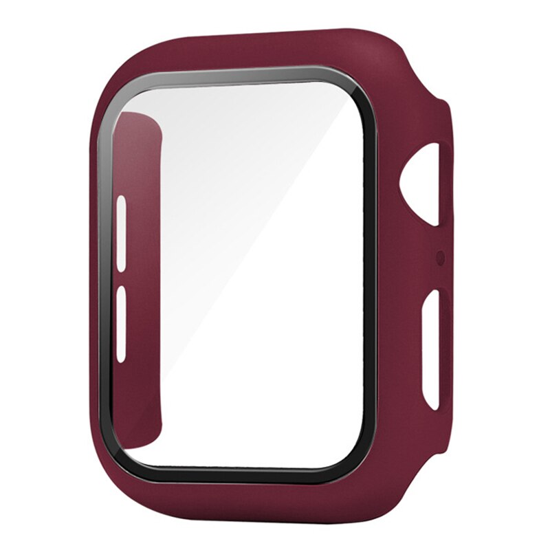 Pokrovček in zaščitno steklo za Apple Watch case SE 7 6 5 4 3 iWatch 45mm 44mm 42mm 40mm 41mm 38mm