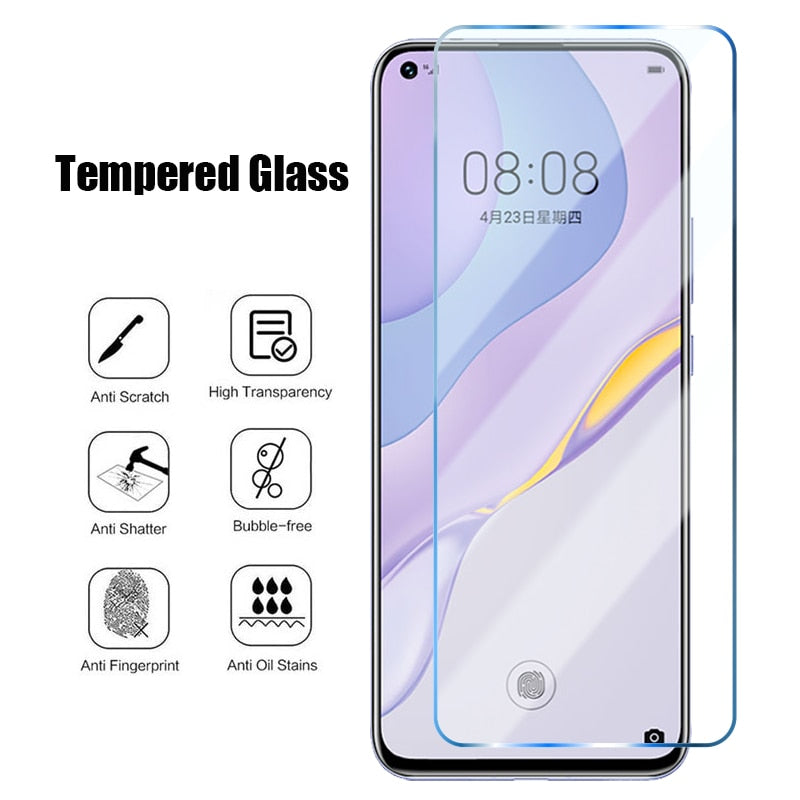 Zaščitno steklo 3 kosi za Huawei P40 P20 P10 P9 P8 Lite Pro E 2017 2019 Huawei P smart Z 2020 2021 P30