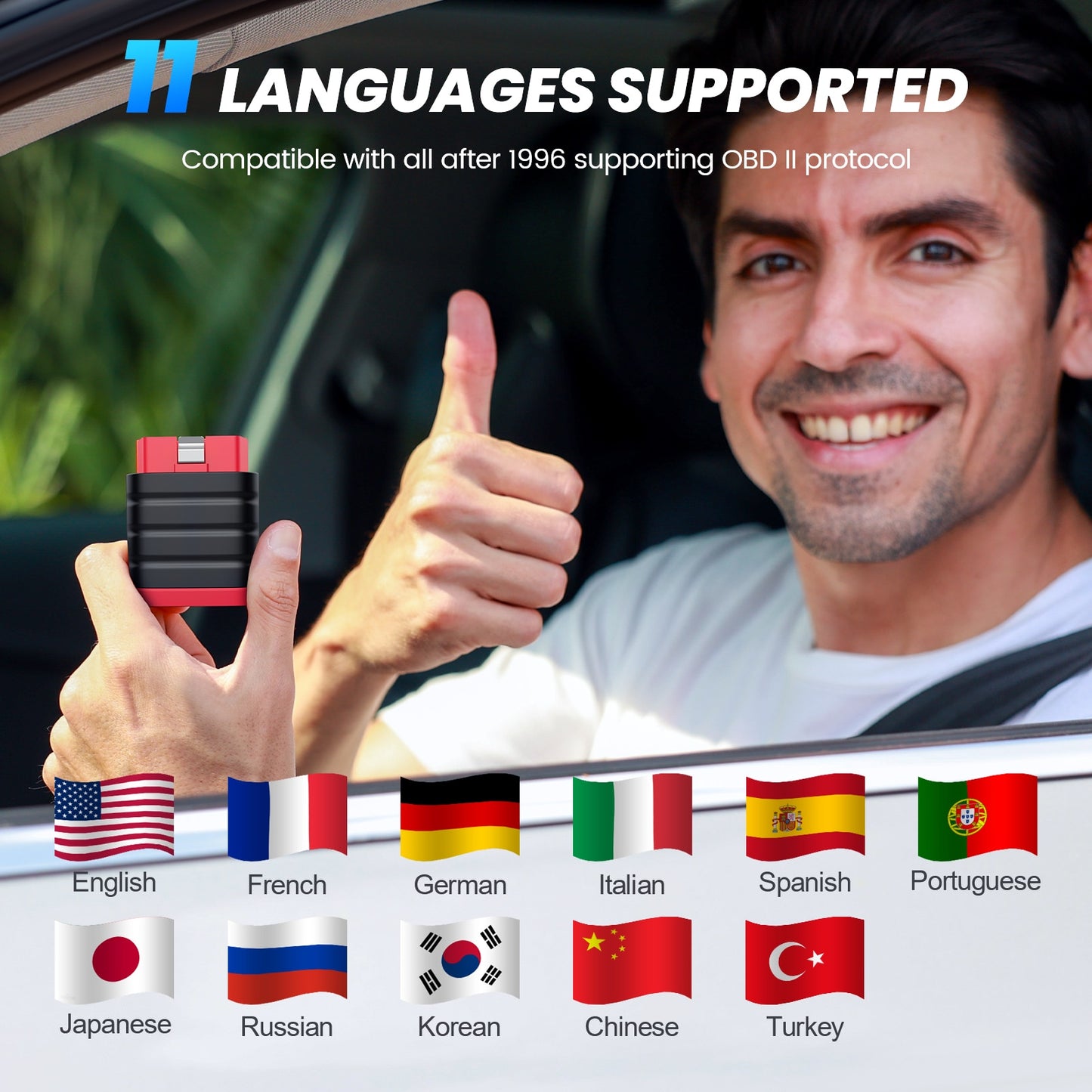Novi THINKCAR THINKDIAG Mini Auto Dijagnostički Alat za sve automobile Kompletna dijagnostika sustava Doživotni besplatni OBD2 skener Čitanje/Brisanje koda Greška