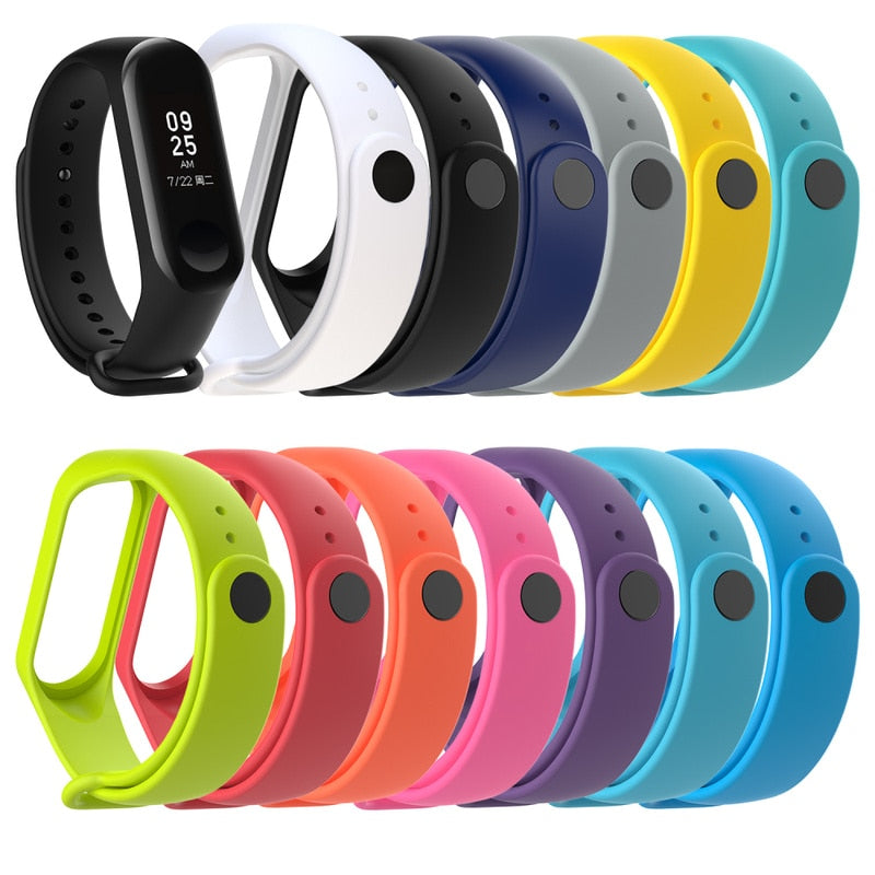 Pašček za Xiaomi Mi Band 6 5 4 3 7 silikonska zapestnica