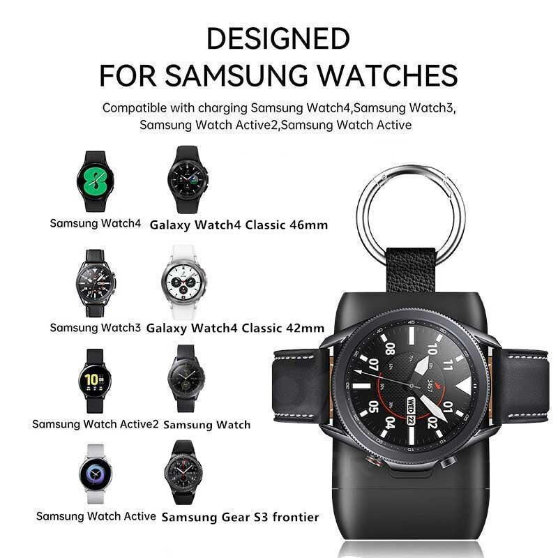 Prijenosni bežični punjač za Samsung Watch 4 Classic 46mm Power Bank Type-C za Galaxy Watch Active 2/Watch 4 3 LTE/Gear S3