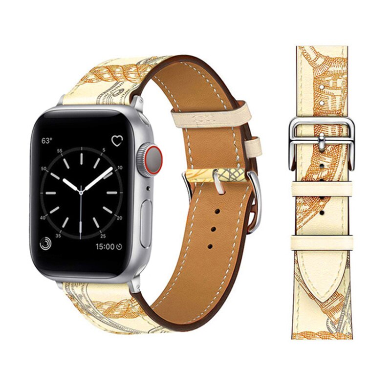 Pašček za Apple watch band 45mm 41mm 44mm 40mm 38mm 42mm iWatch series 5 4 3 6 se 7 usnjen