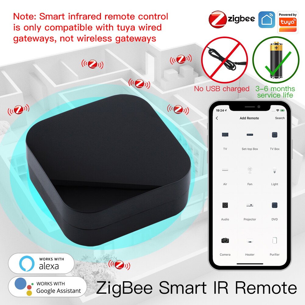 MOES Tuya WiFi univerzalni IR daljinski upravljač za Smart Home TV klima uređaj