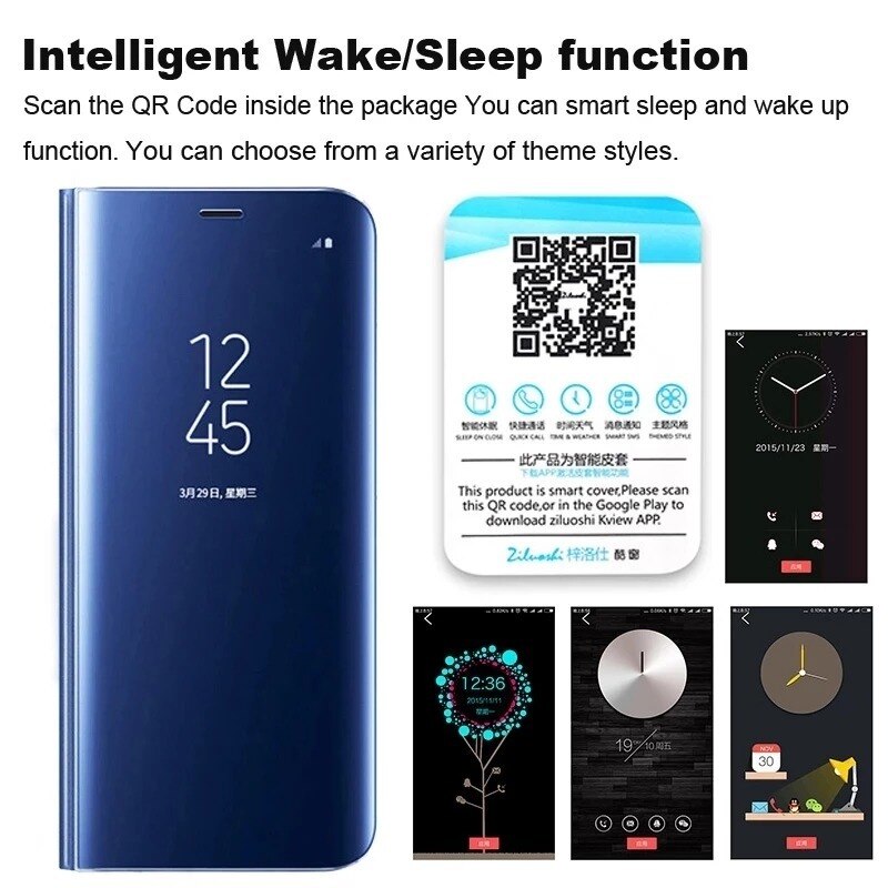 Pametna zrcalna maska za Huawei Mate 8 9 P 10 20 30 Pro Lite 20X Za MATE8 MaTe10Pro