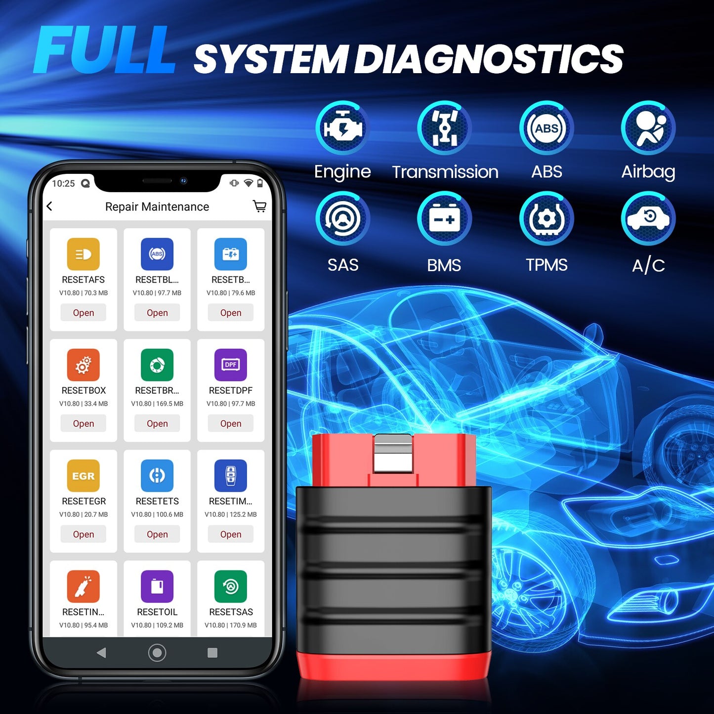 Novi THINKCAR THINKDIAG Mini Auto Dijagnostički Alat za sve automobile Kompletna dijagnostika sustava Doživotni besplatni OBD2 skener Čitanje/Brisanje koda Greška