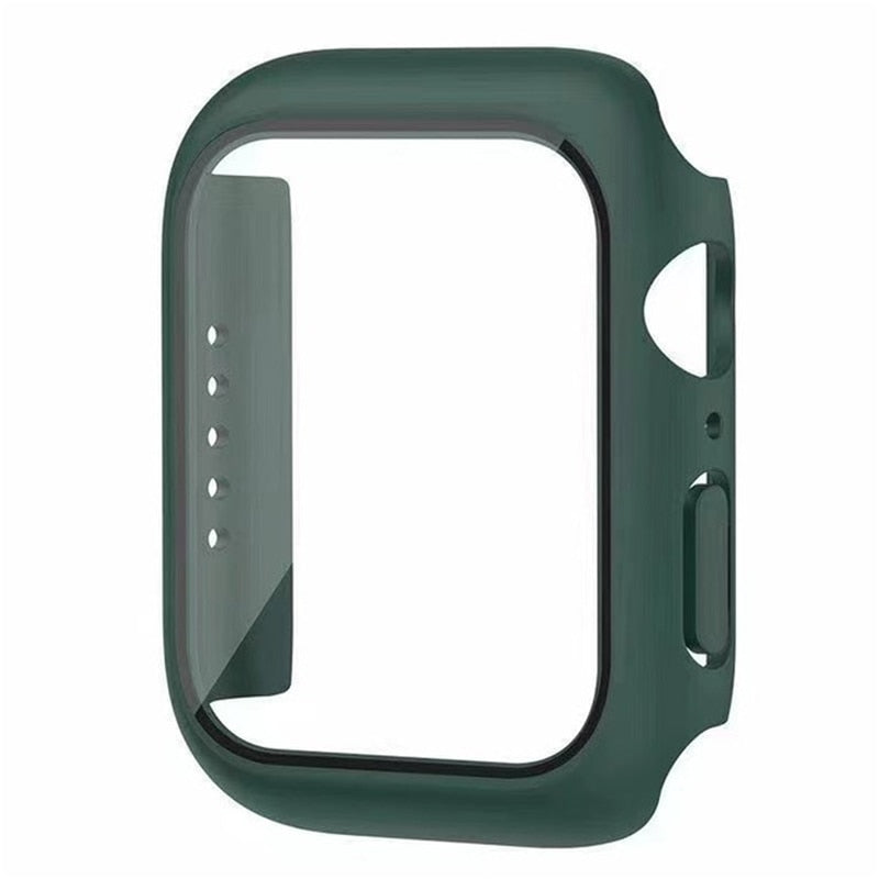 Pokrovček in zaščitno steklo za Apple Watch case SE 7 6 5 4 3 iWatch 45mm 44mm 42mm 40mm 41mm 38mm