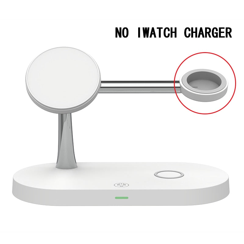 3 u 1 QI stanica za bežično punjenje za iPhone 14 13 12 Pro Max Magsafe Magnetic 20W brzo punjenje za Apple Watch Airpods Pro 2 3