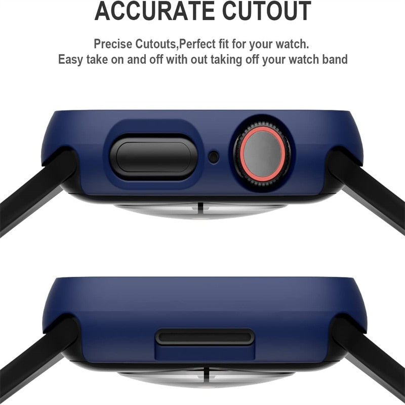 Poklopac i zaštitno staklo za Apple Watch case SE 7 6 5 4 3 iWatch 45mm 44mm 42mm 40mm 41mm 38mm