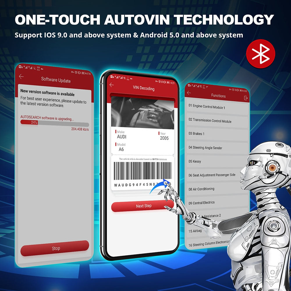New Thinkcar ThinkDiag 2 ALL Car Brands Canfd protocol All Reset Service 1 Year Free OBD2 Diagnostic Tool Active Test ECU Coding