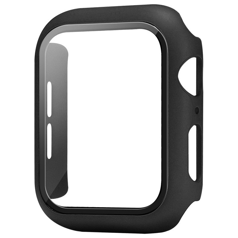 Pokrovček in zaščitno steklo za Apple Watch case SE 7 6 5 4 3 iWatch 45mm 44mm 42mm 40mm 41mm 38mm