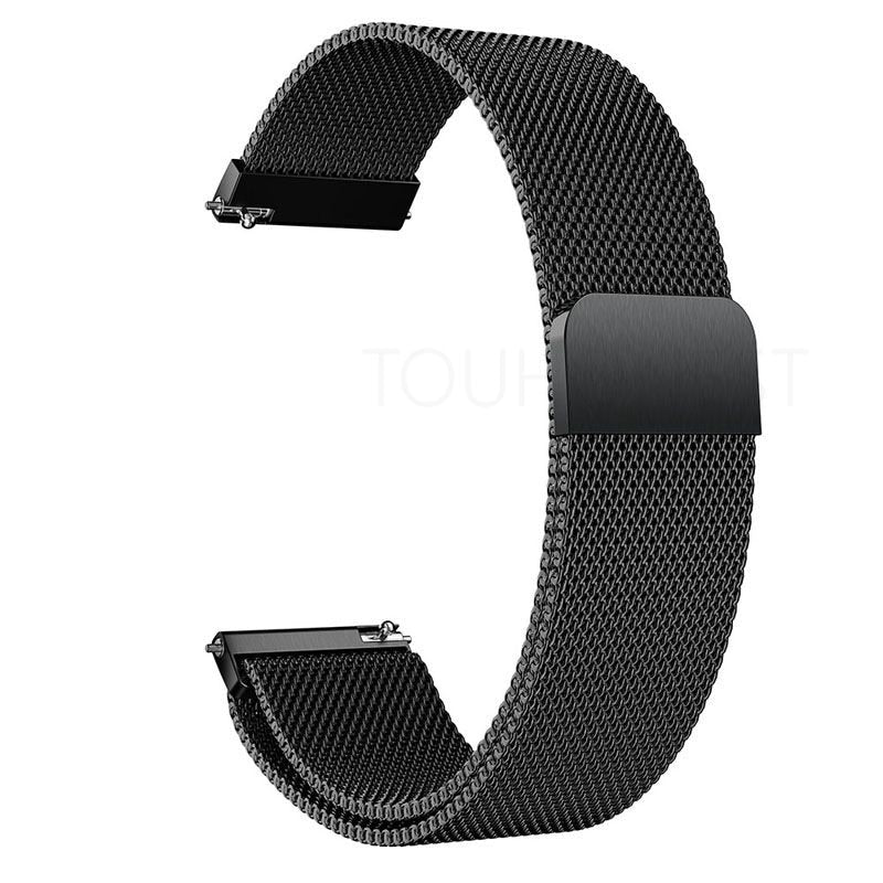 Kovinski pas za Huawei uro GT 2 GT 3 22mm 20mm Samsung Galaxy watch 5 4 5 pro 44 45 mm Classic 46mm 42mm Active 2 Amazfit z magnetom