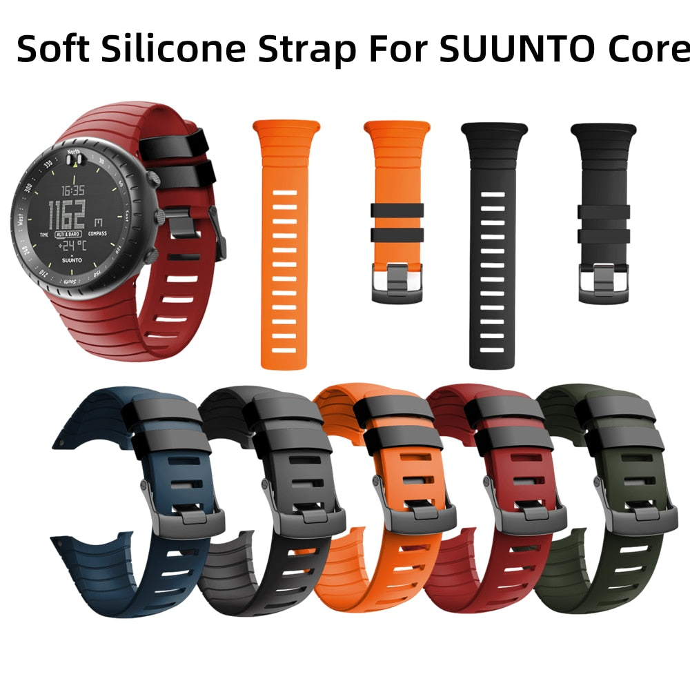 Pašček za SUUNTO Core TPU silikonski