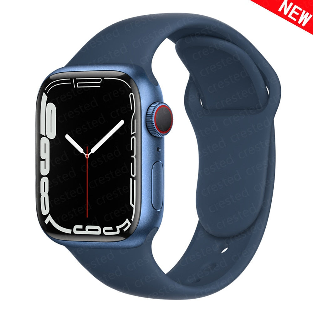 Duži remen za Apple Watch 40 mm 44 mm 45 mm 41 mm 38 mm 42 mm 44 mm iWatch Series 3 4 5 6 se 7 Silikon
