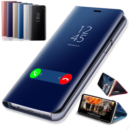 Pametni Mirror Flip ovitek za Samsung Galaxy S22 S20 S21 Ultra S8 S9 S10 Plus FE