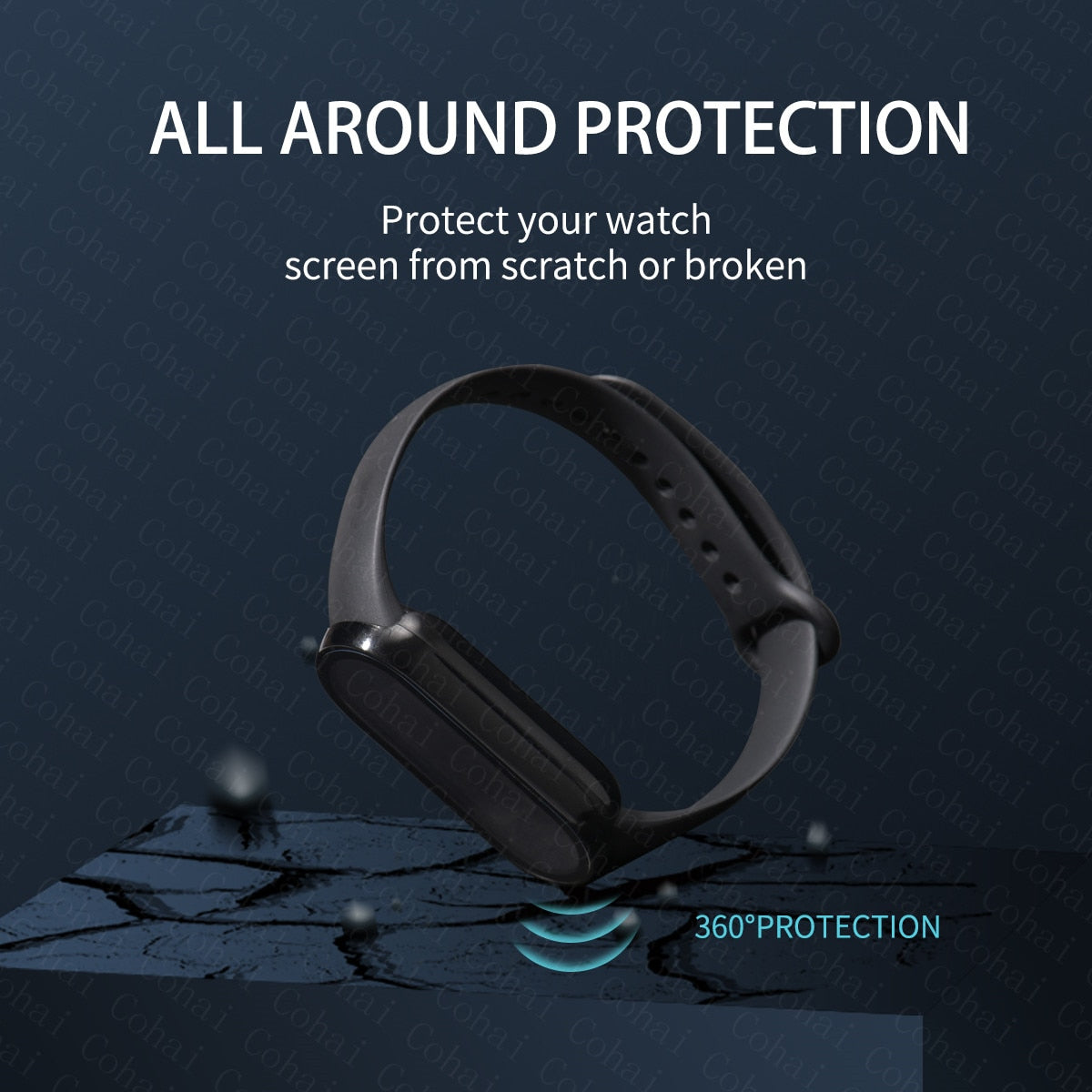 Zaštitna maska za Xiaomi Mi band 4 5 6 7 zaštitno staklo protiv ogrebotina