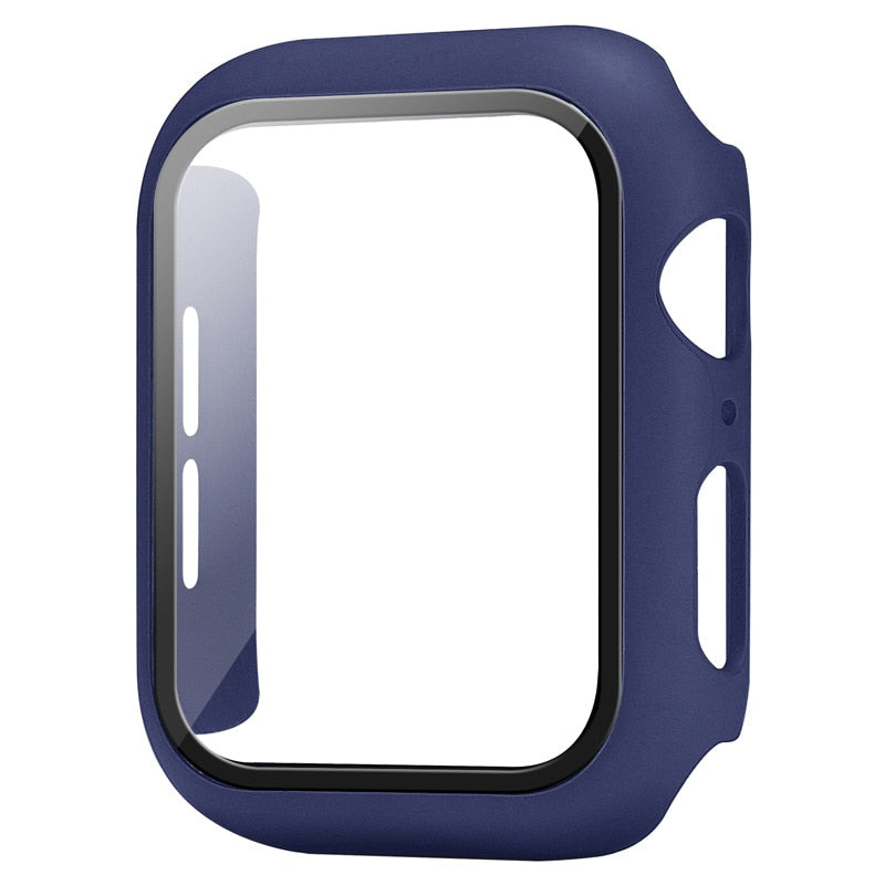 Pokrovček in zaščitno steklo za Apple Watch case SE 7 6 5 4 3 iWatch 45mm 44mm 42mm 40mm 41mm 38mm