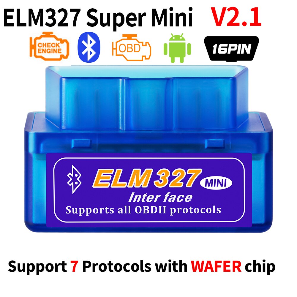 ELM327 V2.1 Bluetooth avto diagnostika OBD čitalec kod MINI ELM 327 za Android