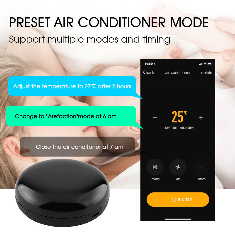 MOES Tuya WiFi univerzalni IR daljinski upravljač za Smart Home TV klima uređaj