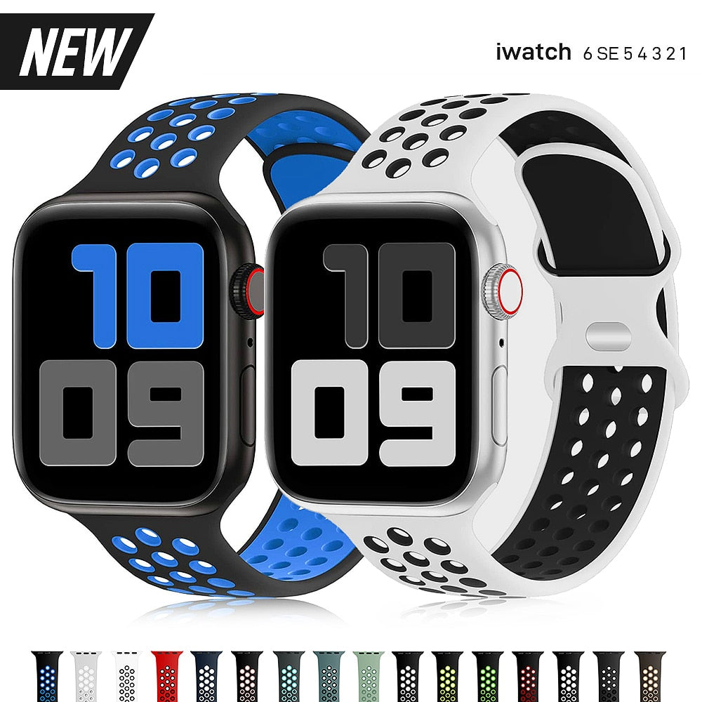 Remen za Apple Watch Band 44 mm 40 mm 42 mm 38 mm 44 mm sat 6 Remen iWatch 7 5 4 se silikon