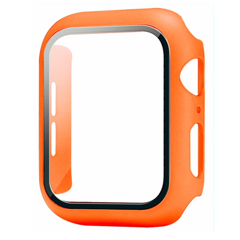 Pokrovček in zaščitno steklo za Apple Watch case SE 7 6 5 4 3 iWatch 45mm 44mm 42mm 40mm 41mm 38mm