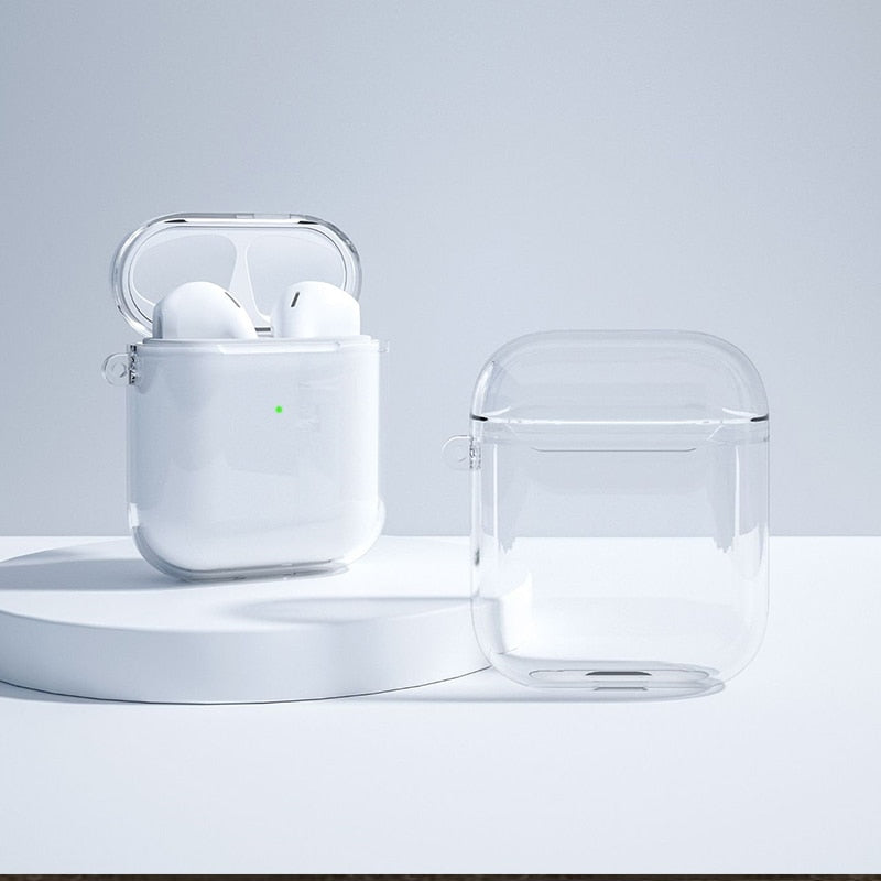 Prozorni silikonski ovitek za Apple Airpods 1 2 3 Airpods Pro 2 brezžične slušalke