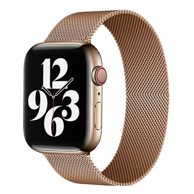 Pašček za Apple watch band 45mm 44mm 42mm 38mm 40mm 42mm za iwatch serije 7 6 SE 5 4 3 kovinski Milanese Strap