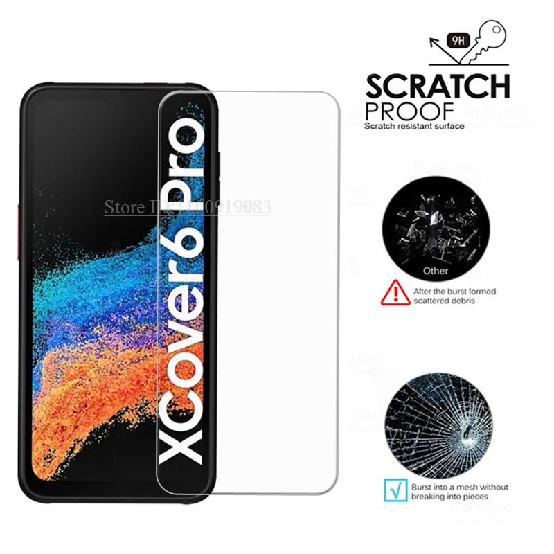 Zaščitno steklo za Samsung Galaxy Xcover 6 Pro SM-G736B Xcover6 Xcover5 Xcover4s 4 Pelicula