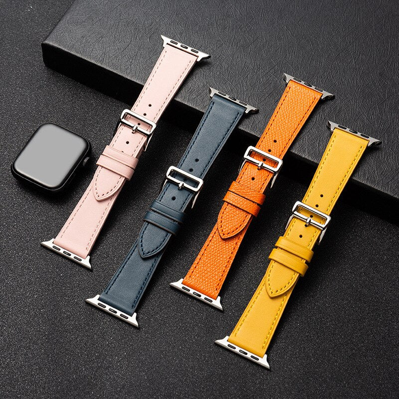 Remen za Apple watch remen 45 mm 41 mm 44 mm 40 mm 38 mm 42 mm iWatch serija 5 4 3 6 se 7 kožni
