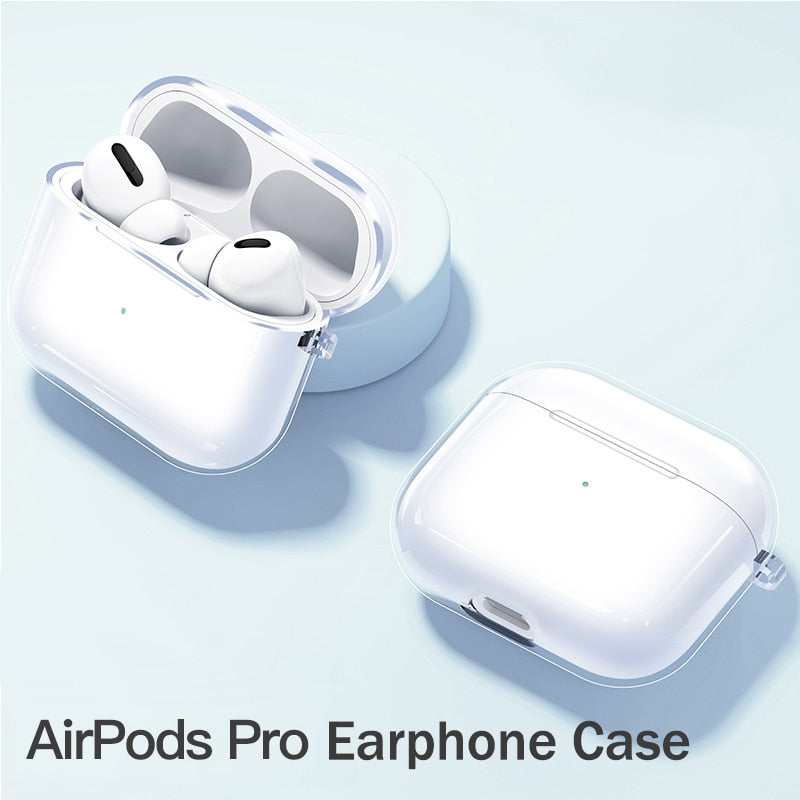 Prozorni silikonski ovitek za Apple Airpods 1 2 3 Airpods Pro 2 brezžične slušalke