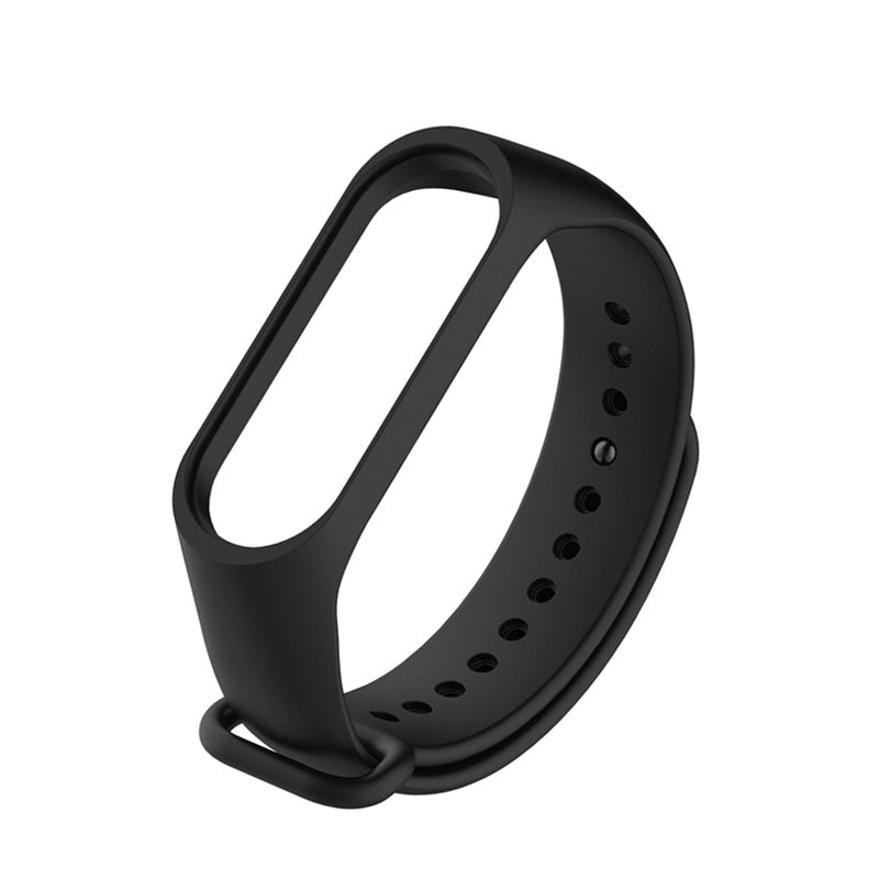 Pas za Xiaomi Mi Band 7 6 5 4 3 športno zapestnico silikonski enobarvni različne barve