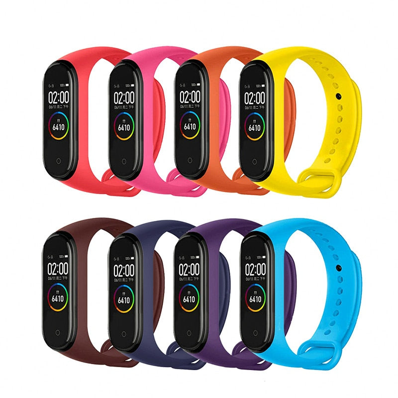 Pašček za Xiaomi Mi Band 6 5 4 3 7 silikonska zapestnica