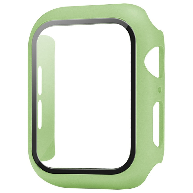 Pokrovček in zaščitno steklo za Apple Watch case SE 7 6 5 4 3 iWatch 45mm 44mm 42mm 40mm 41mm 38mm