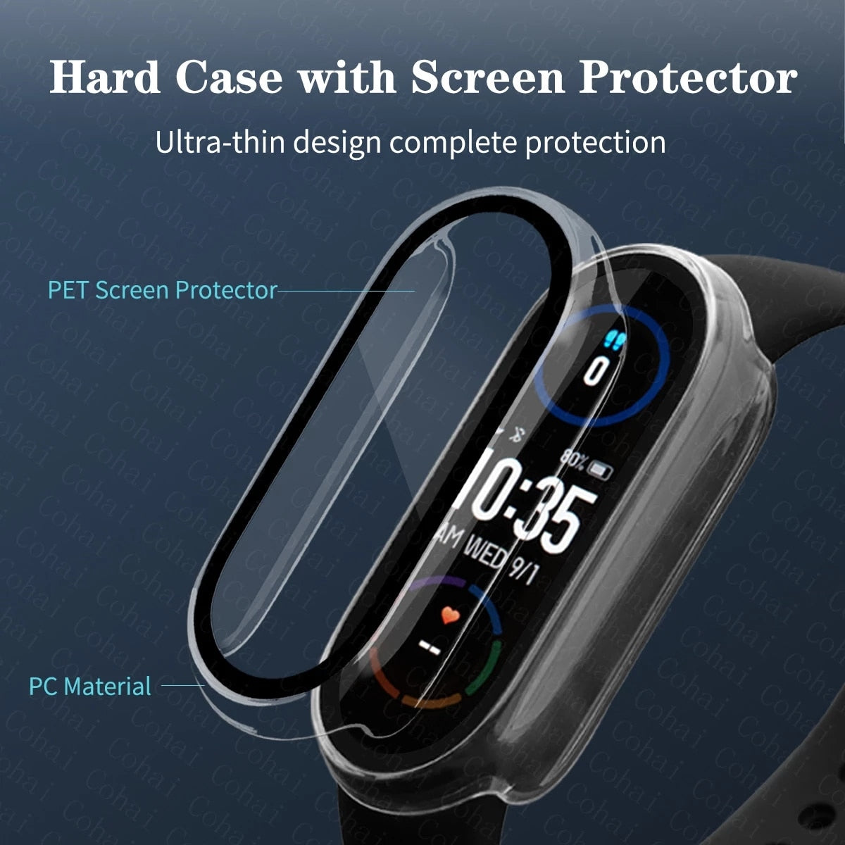 Zaštitna maska za Xiaomi Mi band 4 5 6 7 zaštitno staklo protiv ogrebotina