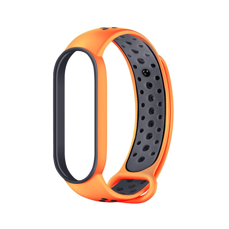 Barvni silikonski pas za Xiaomi Mi Band 3 4 in 5