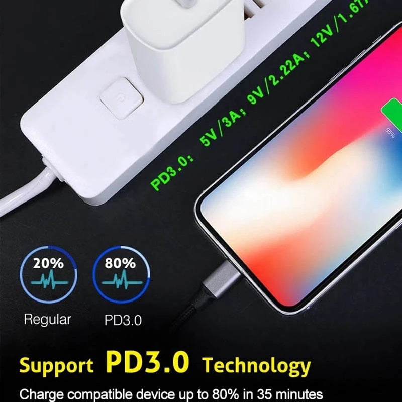 Original 20W USB-C polnilec za iphone 13 12mini Pro Max Type C fast charger for Apple kabel za iPhone 8 Plus X XS 11 12