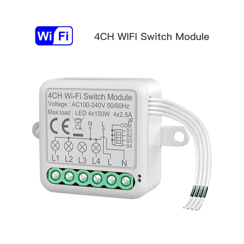 MojPlanet pametni Zigbee switch modul 1 do 4 kanala