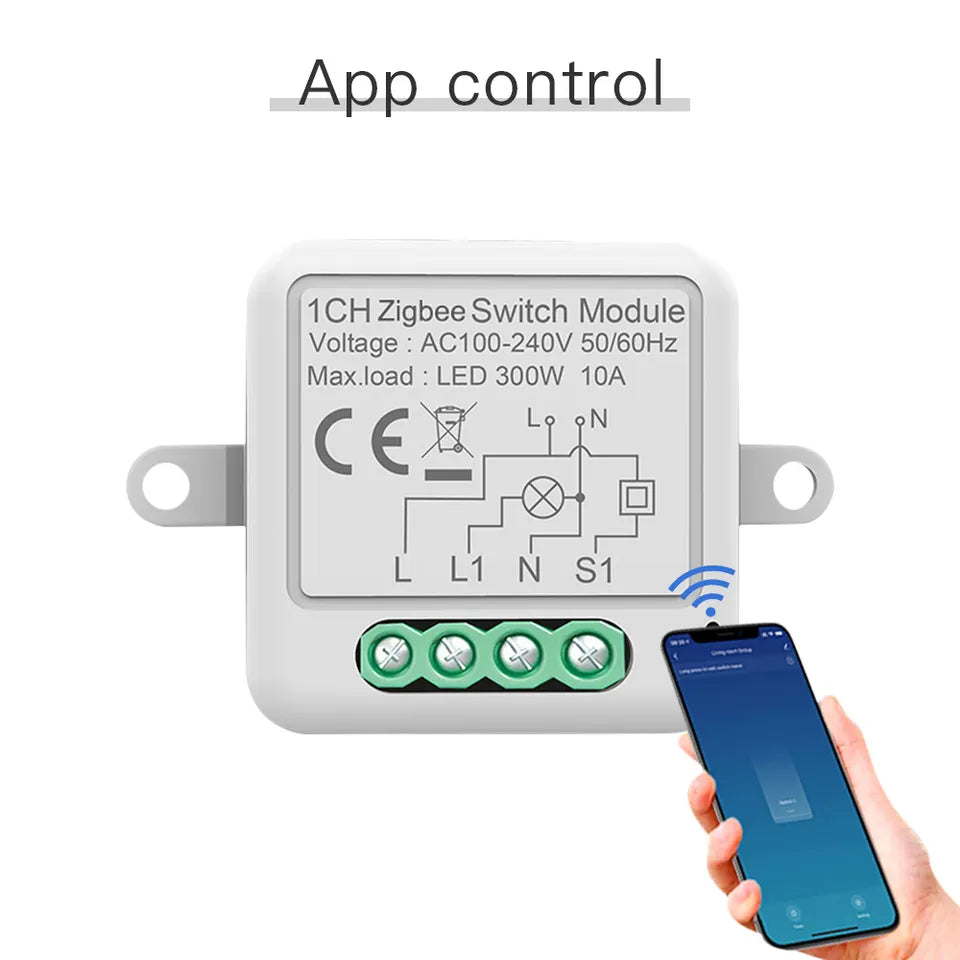 MojPlanet pametni TUYA Zigbee stikalni modul 1 do 4 kanalni